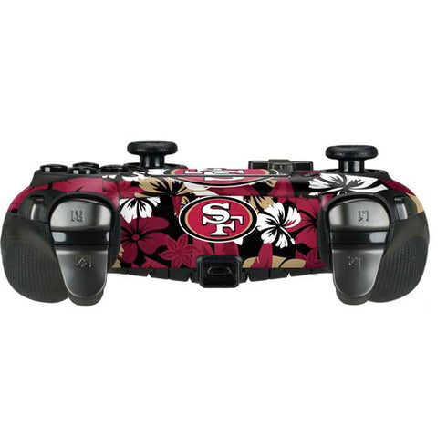 NFL San Francisco 49ers Tropical Print PlayStation Scuf Vantage 2 Controller Skin